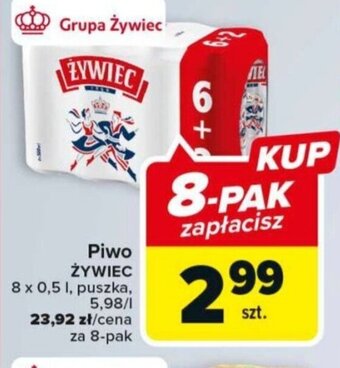 Carrefour Piwo ŻYWIEC 0,5l oferta