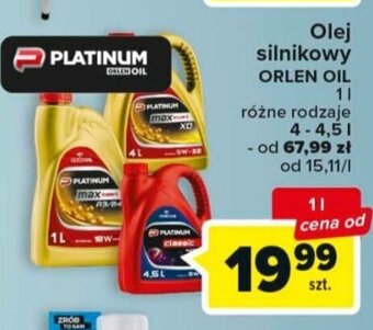 Carrefour Olej silnikowy ORLEN OIL 1l oferta