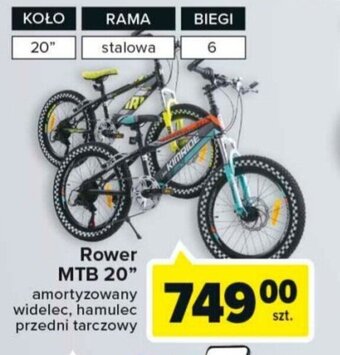 Carrefour Rower MTB 20" oferta