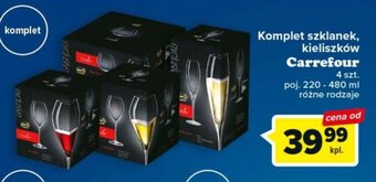 Carrefour Komplet szklanek, kieliszków Carrefour 4szt. oferta