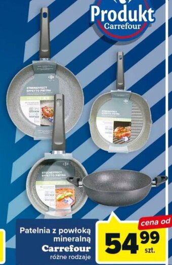 Carrefour Patelnia z powłoką mineralną Carrefour oferta