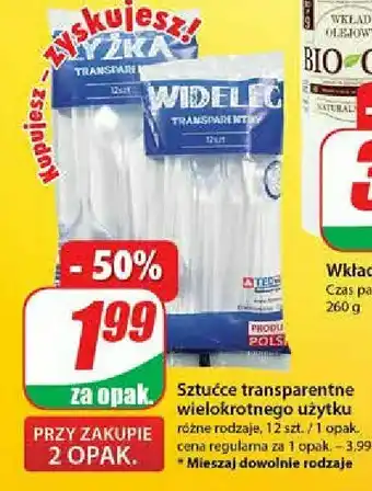 Dino Łyżka transparentna 1 OPAK 12 SZT oferta