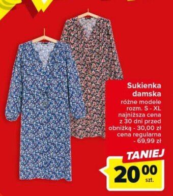 Carrefour Sukienka damska oferta