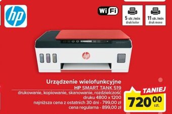 Carrefour Urządzenie wielofunkcyjne HP SMART TANK 519 oferta