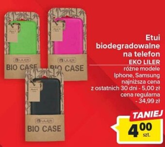 Carrefour Etui biodegradowalne na telefon EKO LILER oferta