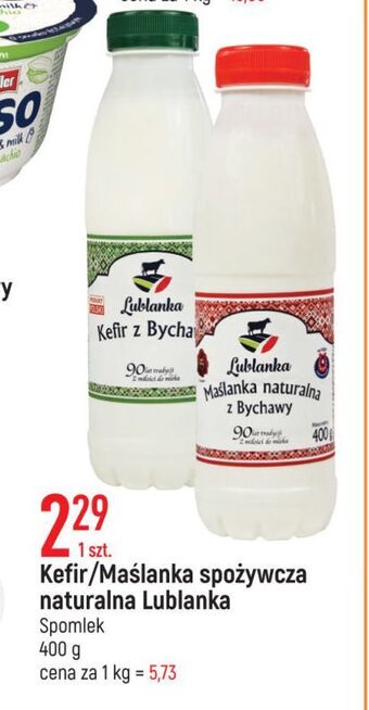 E.Leclerc Maślanka naturalna z bychawy lublanka oferta