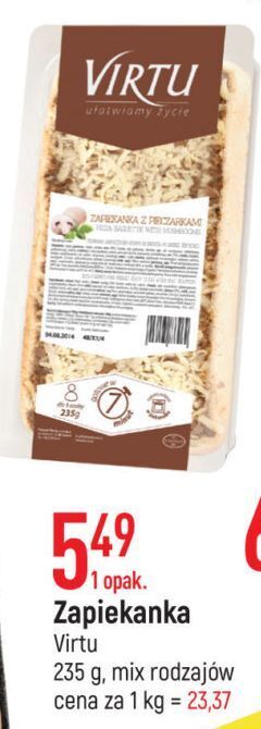 E.Leclerc Zapiekanka z pieczarkami virtu oferta