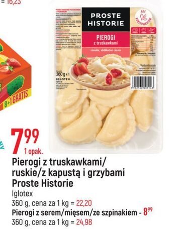 E.Leclerc Pierogi z truskawkami iglotex proste historie oferta