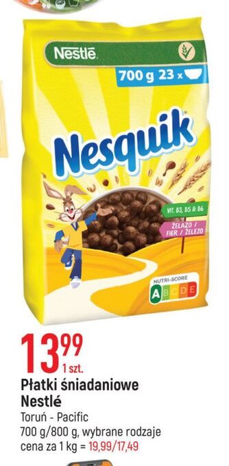 E.Leclerc Płatki śniadaniowe nesquik oferta