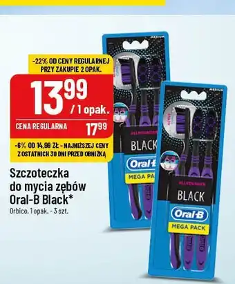 Polomarket Szczoteczka do zębów black medium oferta