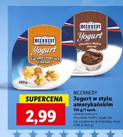 Lidl Jogurt amerykański toffee-popcorn oferta