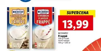 Lidl Kawa frappe z białą czekoladą oferta