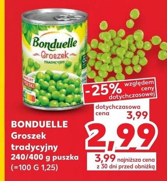 Kaufland BONDUELLE Groszek tradycyjny 240/400 g oferta