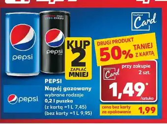 Kaufland Pepsi Napój gazowany 0,2l oferta