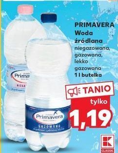 Kaufland Woda gazowana primavera oferta