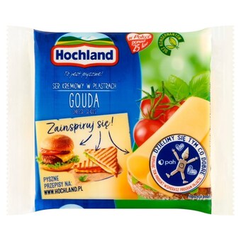 Społem Hochland ser kremowy w plastrach gouda 130 g oferta