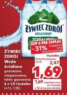 Kaufland Woda lekki gaz żywiec zdrój oferta