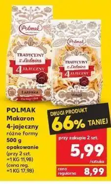 Kaufland Makaron wstążki polmak oferta