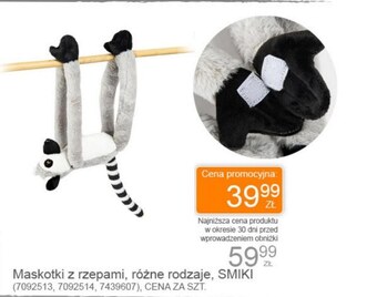 Smyk Maskotka smiki oferta