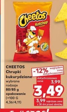 Kaufland Chrupki ketchup cheetos oferta