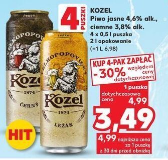 Kaufland Piwo kozel cerny oferta