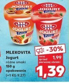 Kaufland Jogurt truskawka mlekovita polski oferta