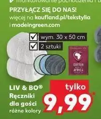 Kaufland Ręczniki 30 x 50 cm liv & bo oferta