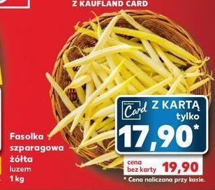 Kaufland Fasolka szparagowa żółta oferta
