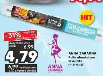 Kaufland Folia aluminiowa 10 m anna zaradna oferta