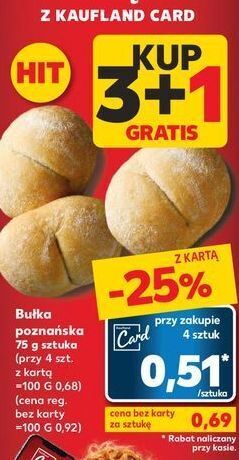 Kaufland Bułka poznańska oferta