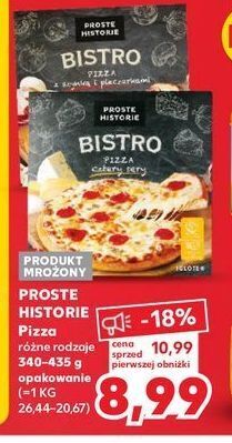 Kaufland Pizza cztery sery iglotex proste historie bistro oferta
