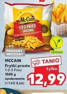 Kaufland Frytki proste mccain 1-2-3 oferta