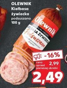Kaufland Kiełbasa żywiecka podsuszana olewnik oferta