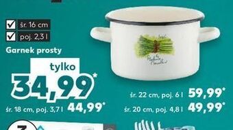 Kaufland Garnek emaliowany 20 cm oferta