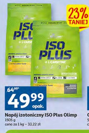 Auchan Koncentrat w proszku do przygotowania napoju izotonicznego cytrynowy olimp labs iso plus oferta