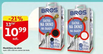 Auchan Siatka na okno 130 x 150 cm czarna bros oferta