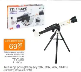 Smyk Teleskop powiększający 20x, 30x, 40x, SMIKI oferta