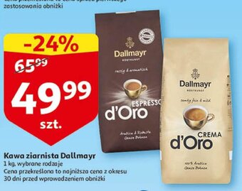 Auchan Kawa ziarnista Dallmayr 1kg oferta