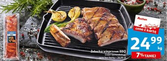 Auchan Żeberka wieprzowe BBQ 1kg oferta
