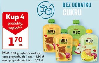 Auchan Mus, 100 g oferta