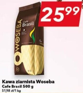 Lewiatan Kawa ziarnista Woseba Cafe Brasil 500 g oferta