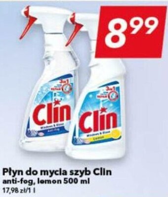 Lewiatan Zawieszka do WC Bref Power Aktiv Płyn do mycia szyb Clin cytryna, sosna 2 x 50 g anti-fog, lemon 500 ml oferta