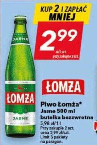 Lewiatan Piwo Łomża* Jasne 500 ml oferta
