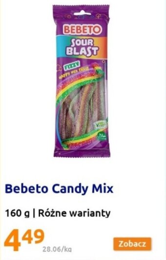 Action Bebeto Candy Mix 160 g oferta