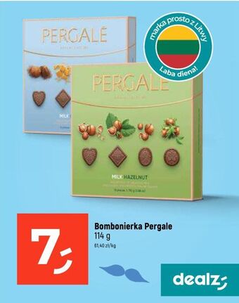 Dealz Praliny milk hazelnut pergale oferta