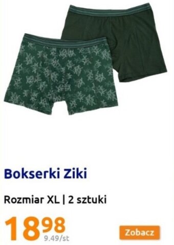 Action Bokserki Ziki Rozmiar XL | 2 sztuki oferta