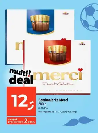 Dealz Bombonierka niebieska storck merci oferta