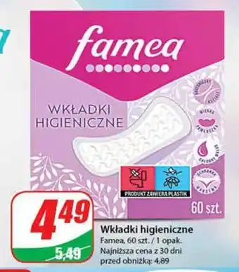 Dino Wkładki higieniczne famea oferta