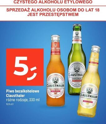 Dealz Piwo clausthaler grapefruit oferta