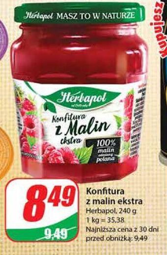 Dino Konfitura z malin herbapol oferta